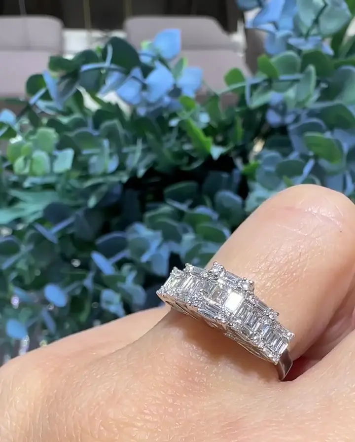 1.08 ct Baget Pırlanta Yüzük, görsel 2