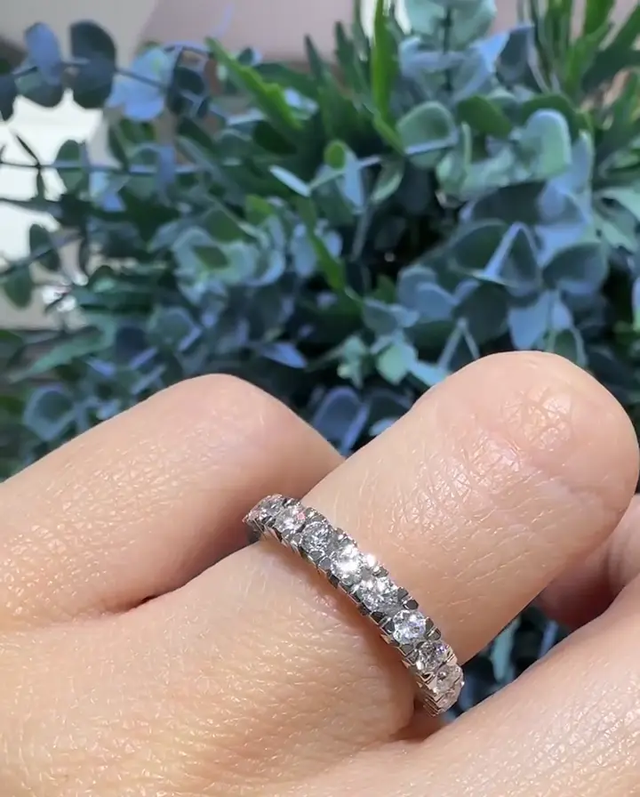 0.70 ct Yarımtur Pırlanta Yüzük, görsel 1