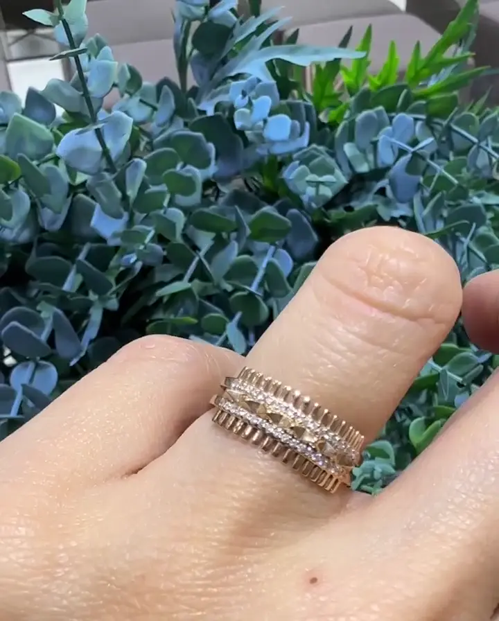 0.13 ct Tasarım Pırlanta Yüzük, görsel 3