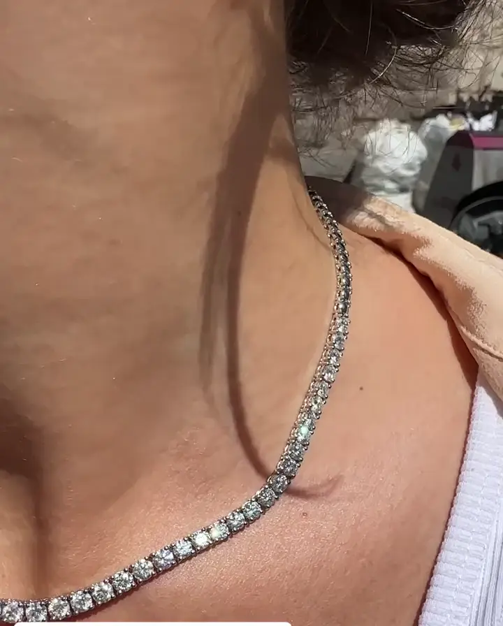 10.88 ct Suyolu Pırlanta Gerdanlık, görsel 2