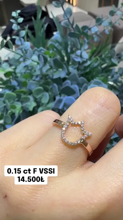 0.15 ct Tasarım Pırlanta Yüzük videosundan kare