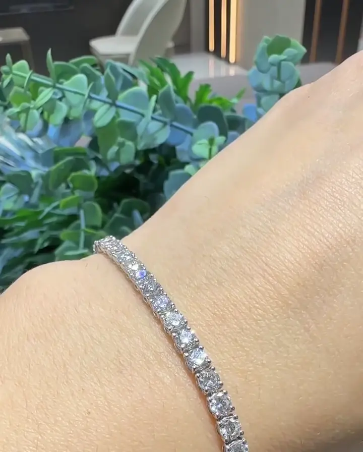 7.25 ct Suyolu Pırlanta Bileklik, görsel 3