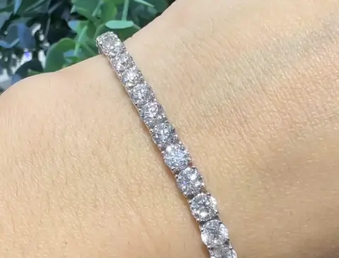 14.41 ct Suyolu Pırlanta Bileklik