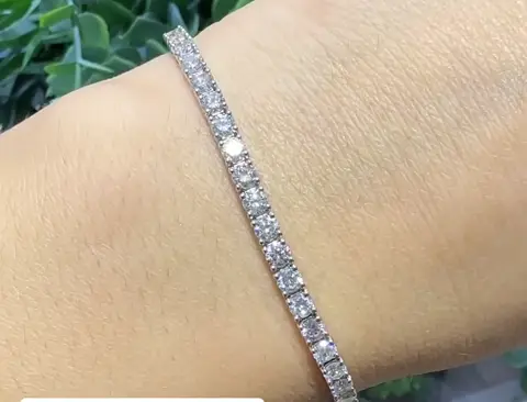5.03 ct Suyolu Pırlanta Bileklik