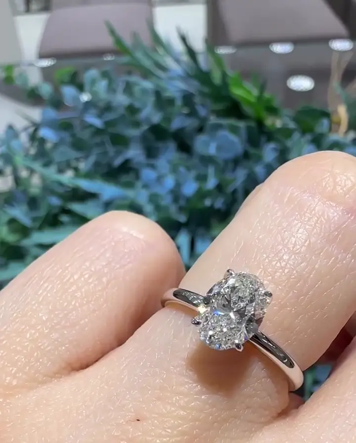 1.20 ct Oval Pırlanta Yüzük, görsel 1