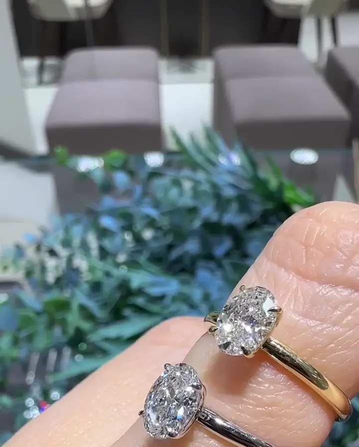 0.80 ct Oval Pırlanta Yüzük, görsel 2