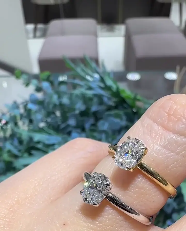 0.70 ct Oval Pırlanta Yüzük, görsel 2