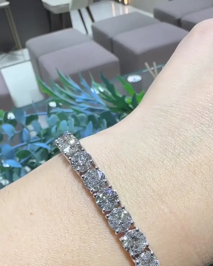 29.17 ct Suyolu Pırlanta Bileklik, görsel 2