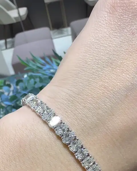 16.65 ct Suyolu Pırlanta Bileklik