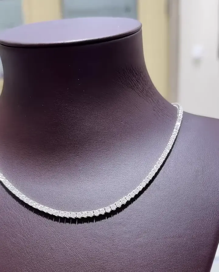 5.09 ct Suyolu Pırlanta Gerdanlık, görsel 3