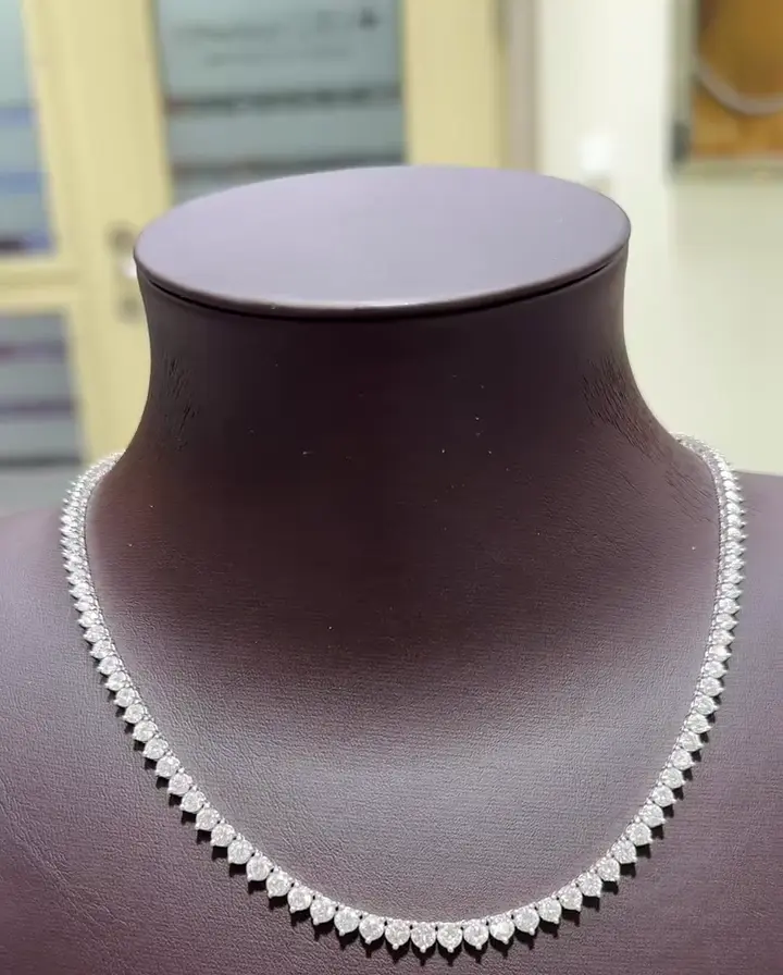 7.11 ct Suyolu Pırlanta Gerdanlık, görsel 3