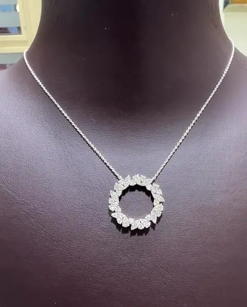1.84 ct Tasarım Pırlanta Kolye