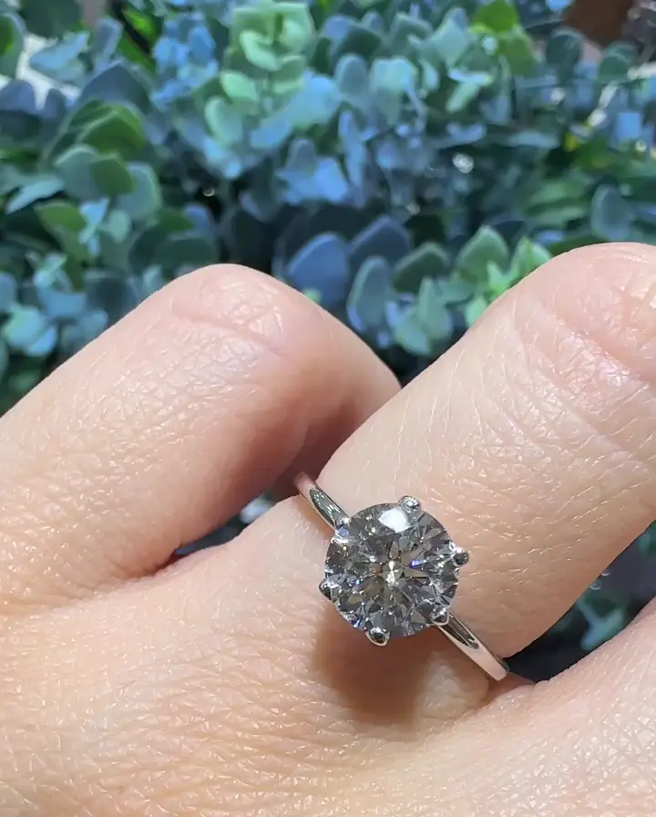 1.50 ct Tektaş Pırlanta Yüzük, görsel 3