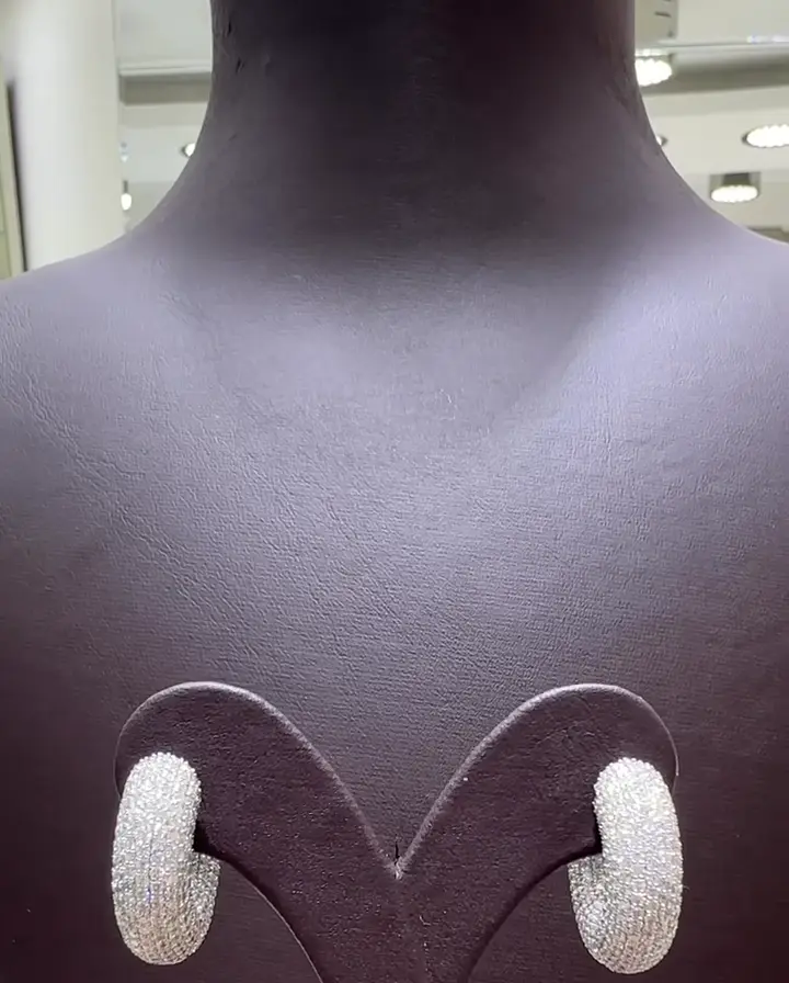 9.23 ct Pırlanta Küpe, görsel 2