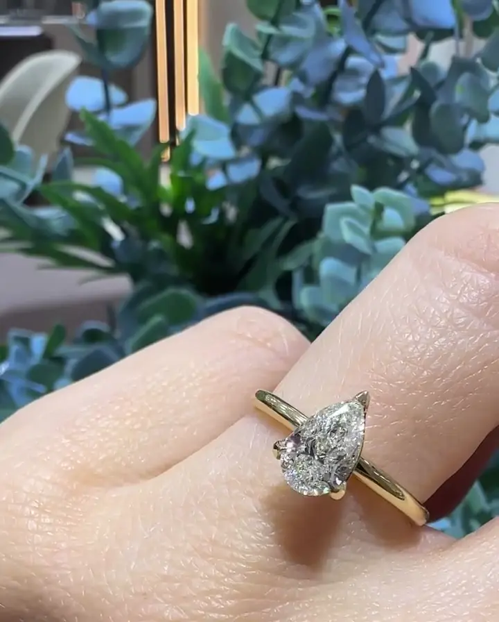 1.00 ct Tektaş Pırlanta Yüzük, görsel 1