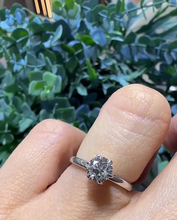 0.83 ct Tektaş Pırlanta Yüzük, görsel 3