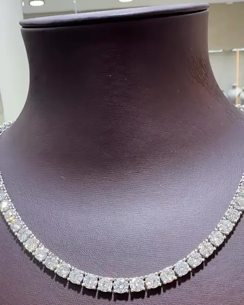 42.07 ct Suyolu Pırlanta Gerdanlık