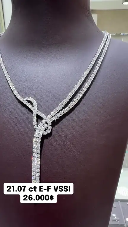 21.07 ct Pırlanta Gerdanlık videosundan kare