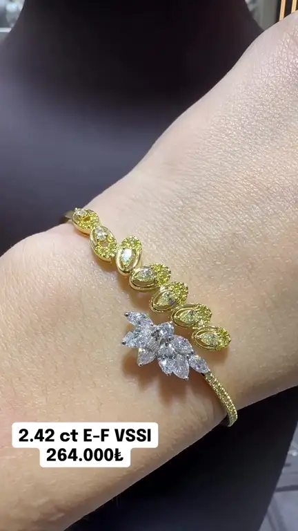 2.42 ct Pırlanta Bileklik videosundan kare