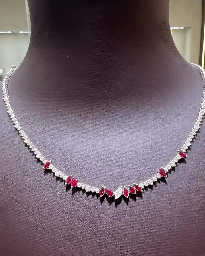 1.72 ct Yakut ve 2.67 ct Pırlanta Gerdanlık, görsel 2